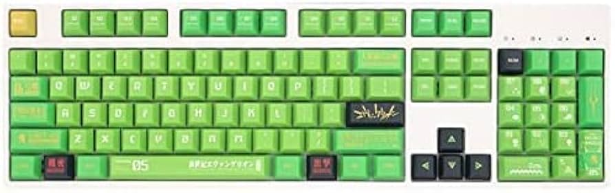 エヴァンゲリオン展 韓国　キーキャップ　セット　Y676 エヴァンゲリオン展 韓国 キーキャップ セット Y676